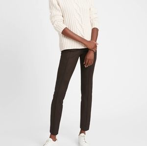 Gorgeous High Rise Vegan Suede Leggings with Pintuck